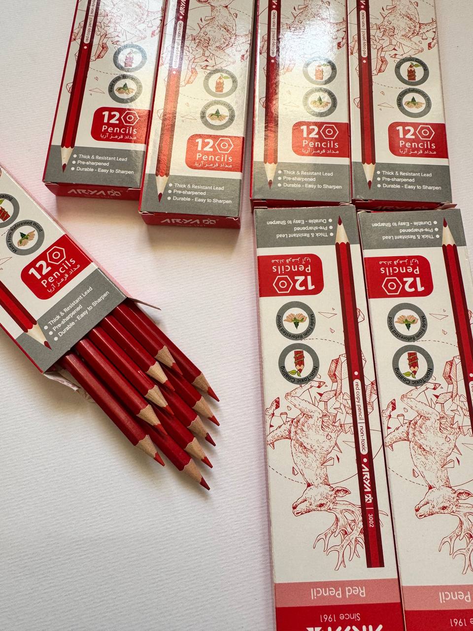 مداد قرمز برند آریا