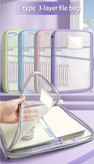 کیف تابستانه شفاف (پوشه دسته دار)